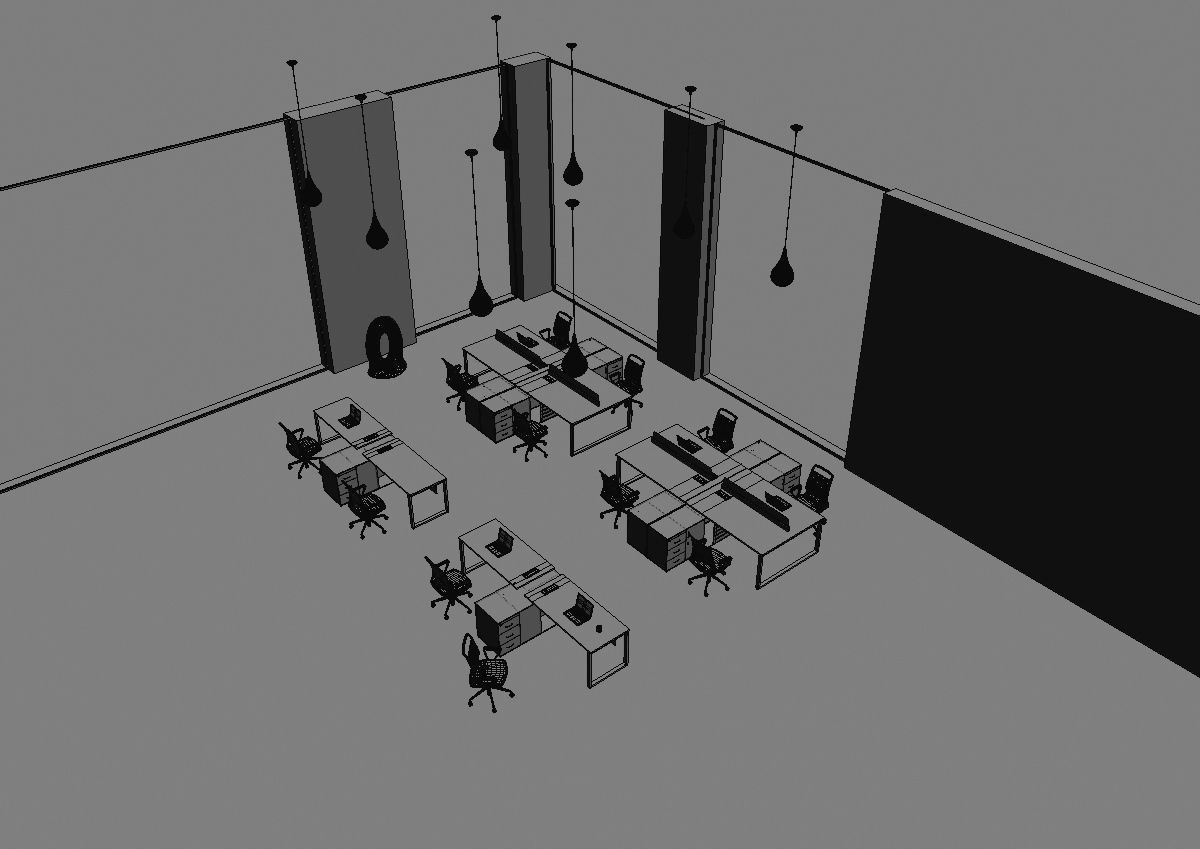 office workstation ws455 a06 3D model_18