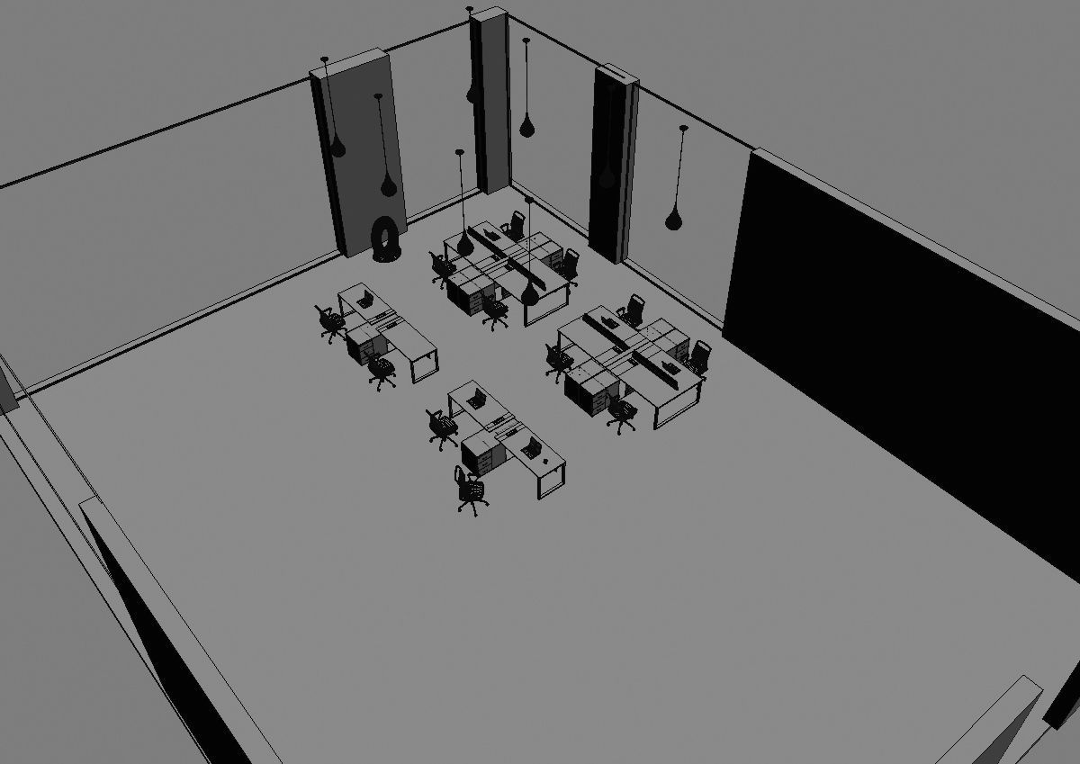 office workstation ws455 a06 3D model_9