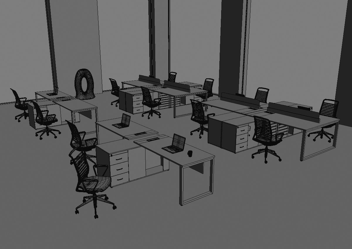 office workstation ws455 a06 3D model_41