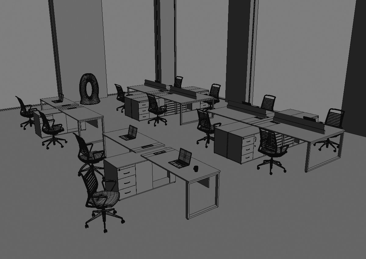 office workstation ws455 a06 3D model_40