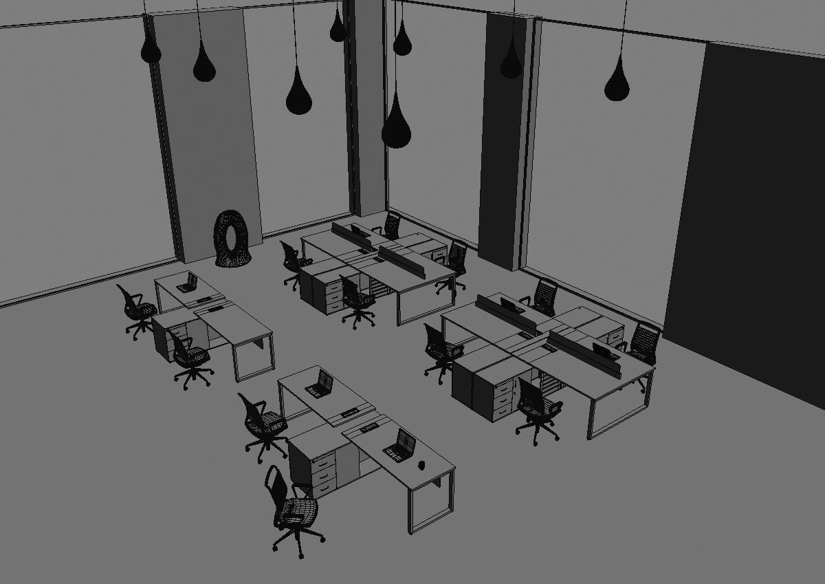 office workstation ws455 a06 3D model_31