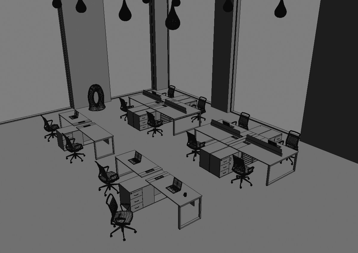 office workstation ws455 a06 3D model_34