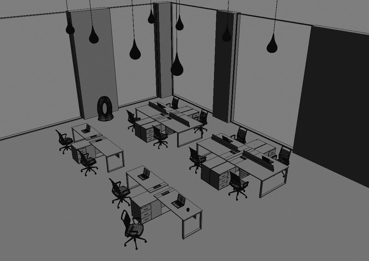 office workstation ws455 a06 3D model_30