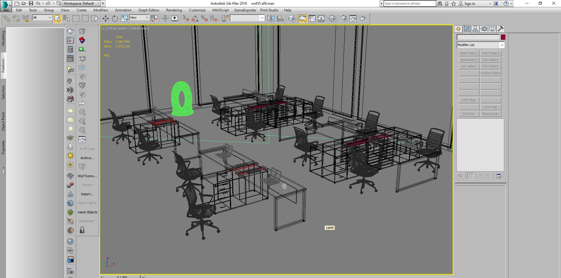 office workstation ws455 a06 3D model_44