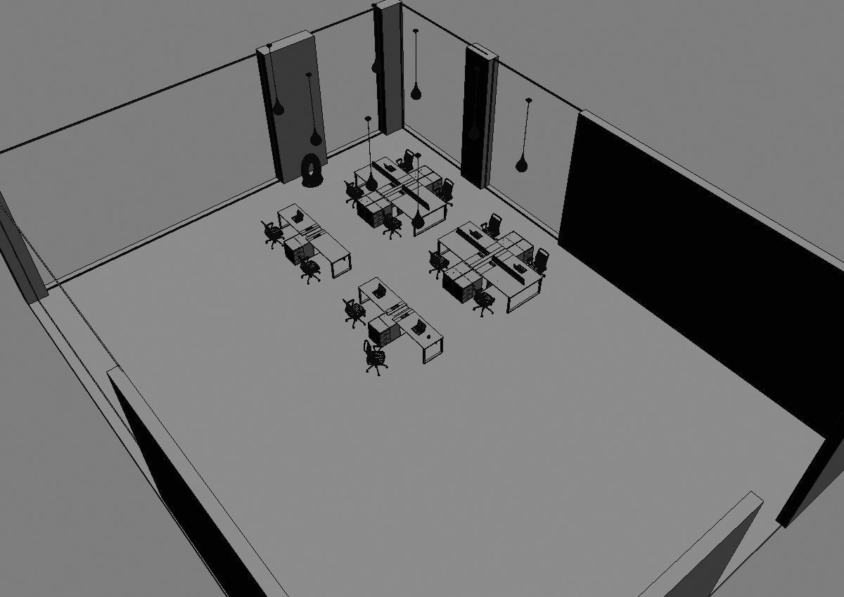 office workstation ws455 a06 3D model_6