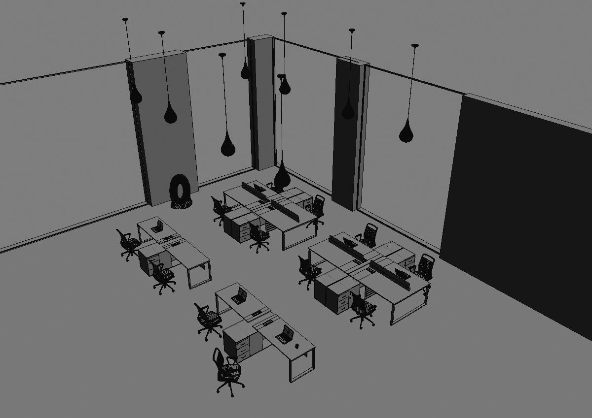 office workstation ws455 a06 3D model_24