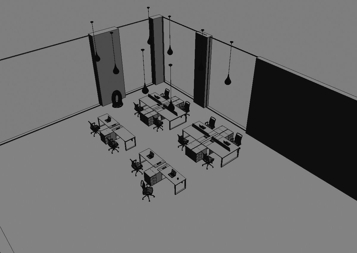 office workstation ws455 a06 3D model_15