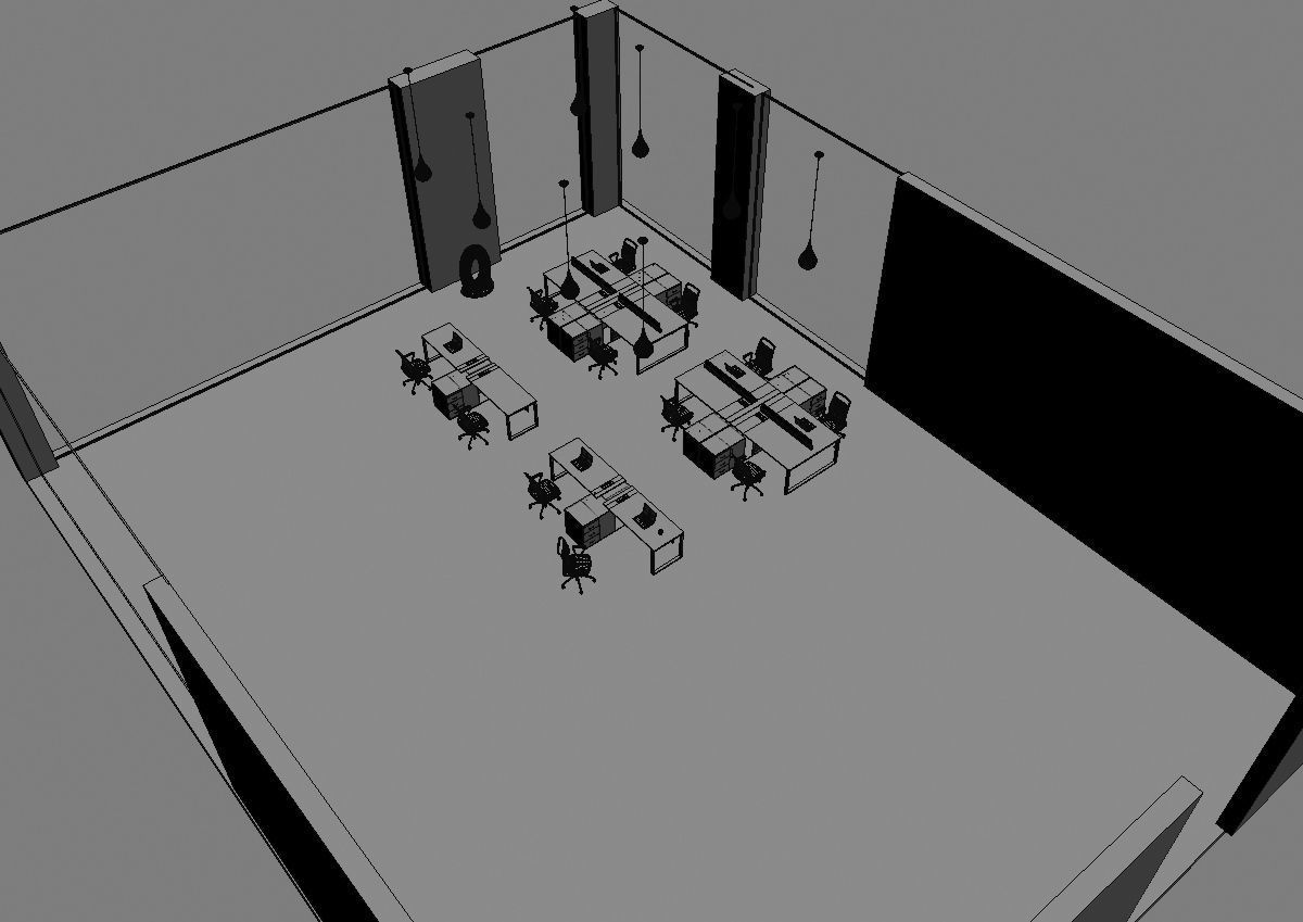 office workstation ws455 a06 3D model_7