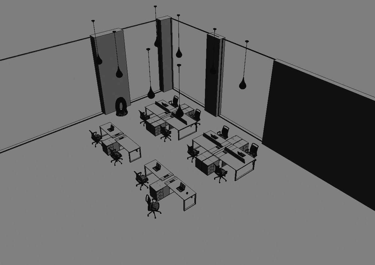 office workstation ws455 a06 3D model_17