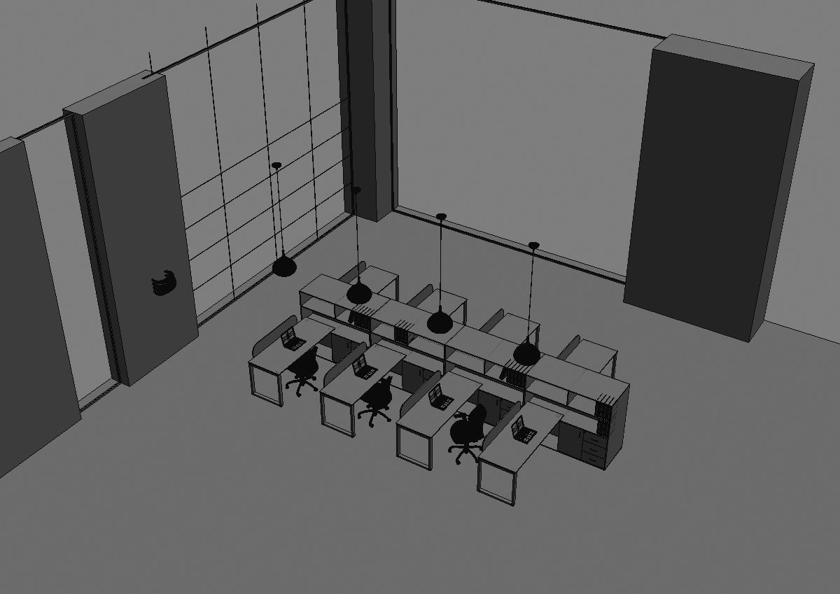 office workstation ws655 a04 3D model_21