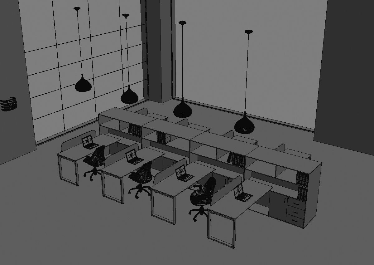 office workstation ws655 a04 3D model_32