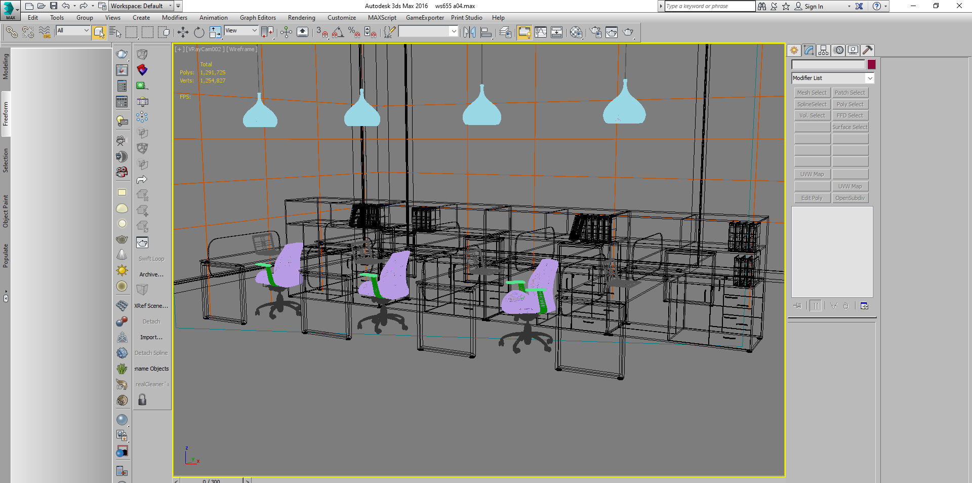 office workstation ws655 a04 3D model_43