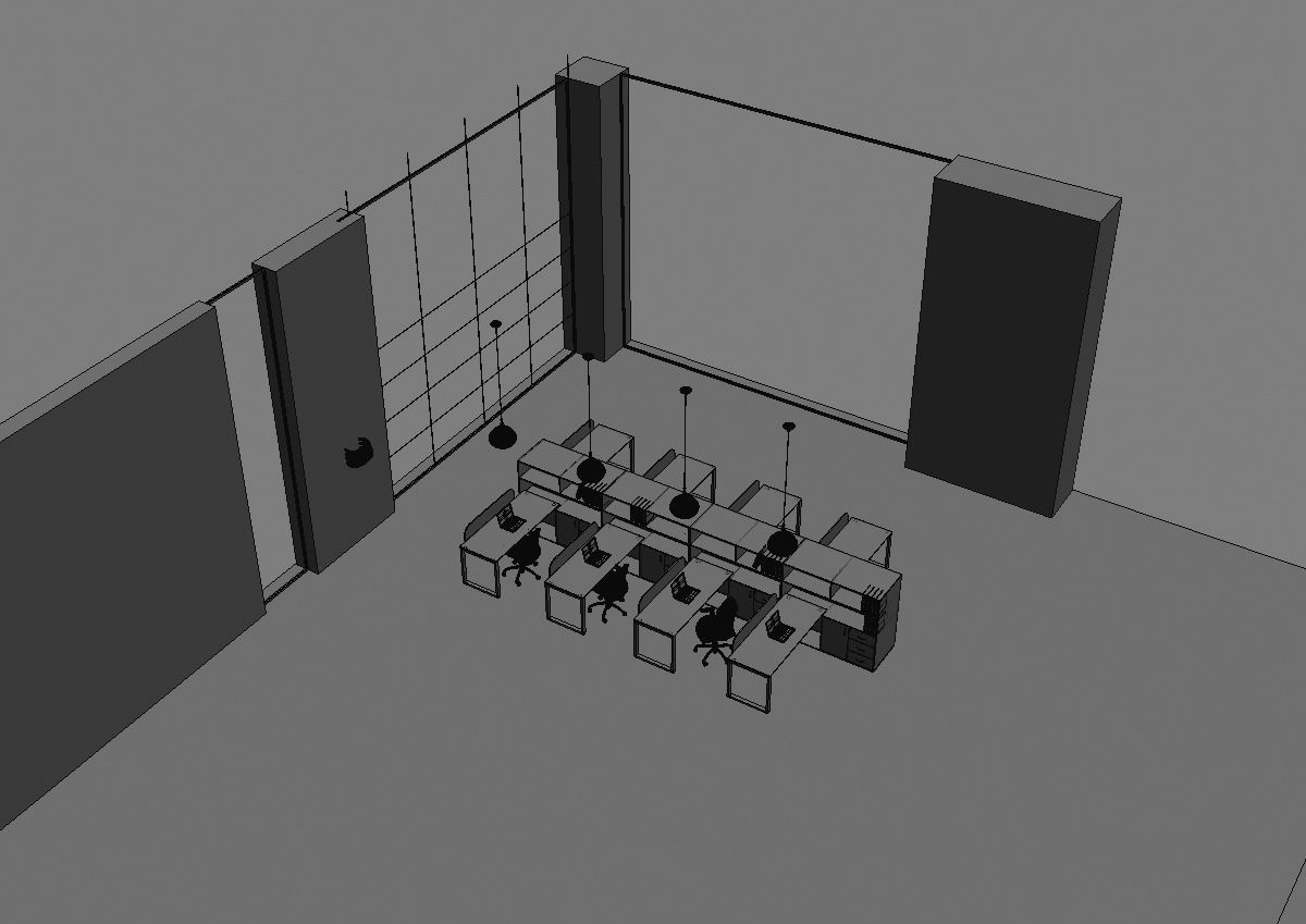 office workstation ws655 a04 3D model_17