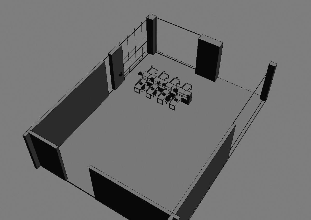 office workstation ws655 a04 3D model_4