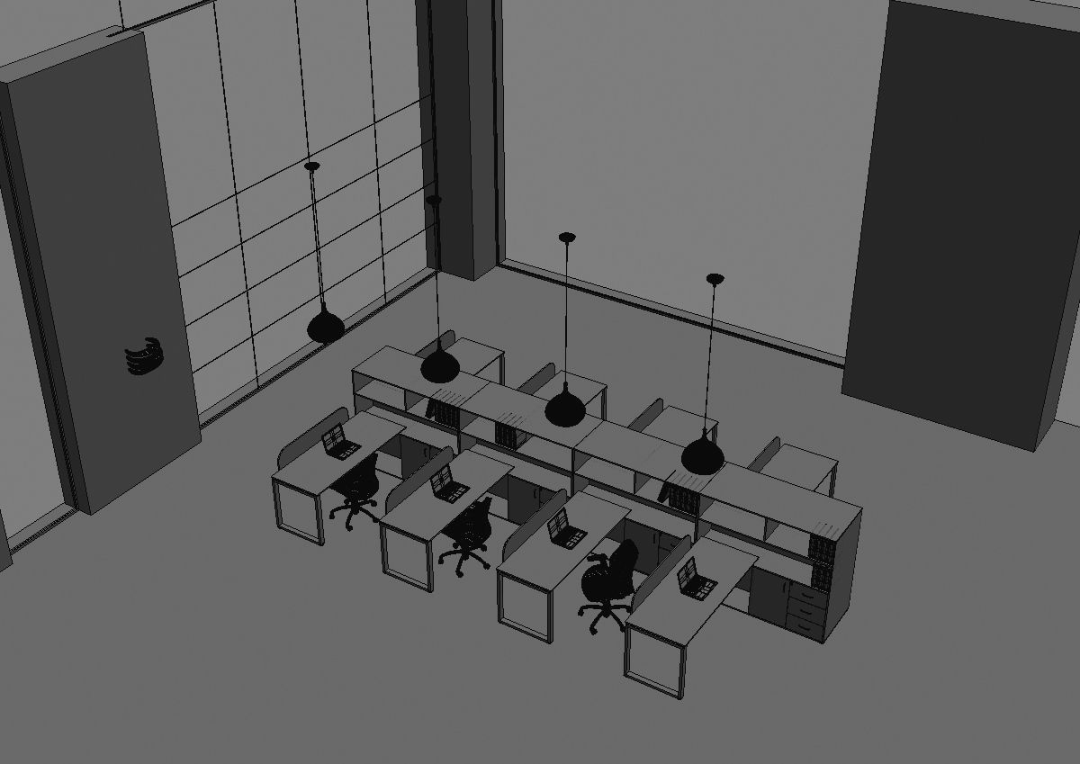 office workstation ws655 a04 3D model_23