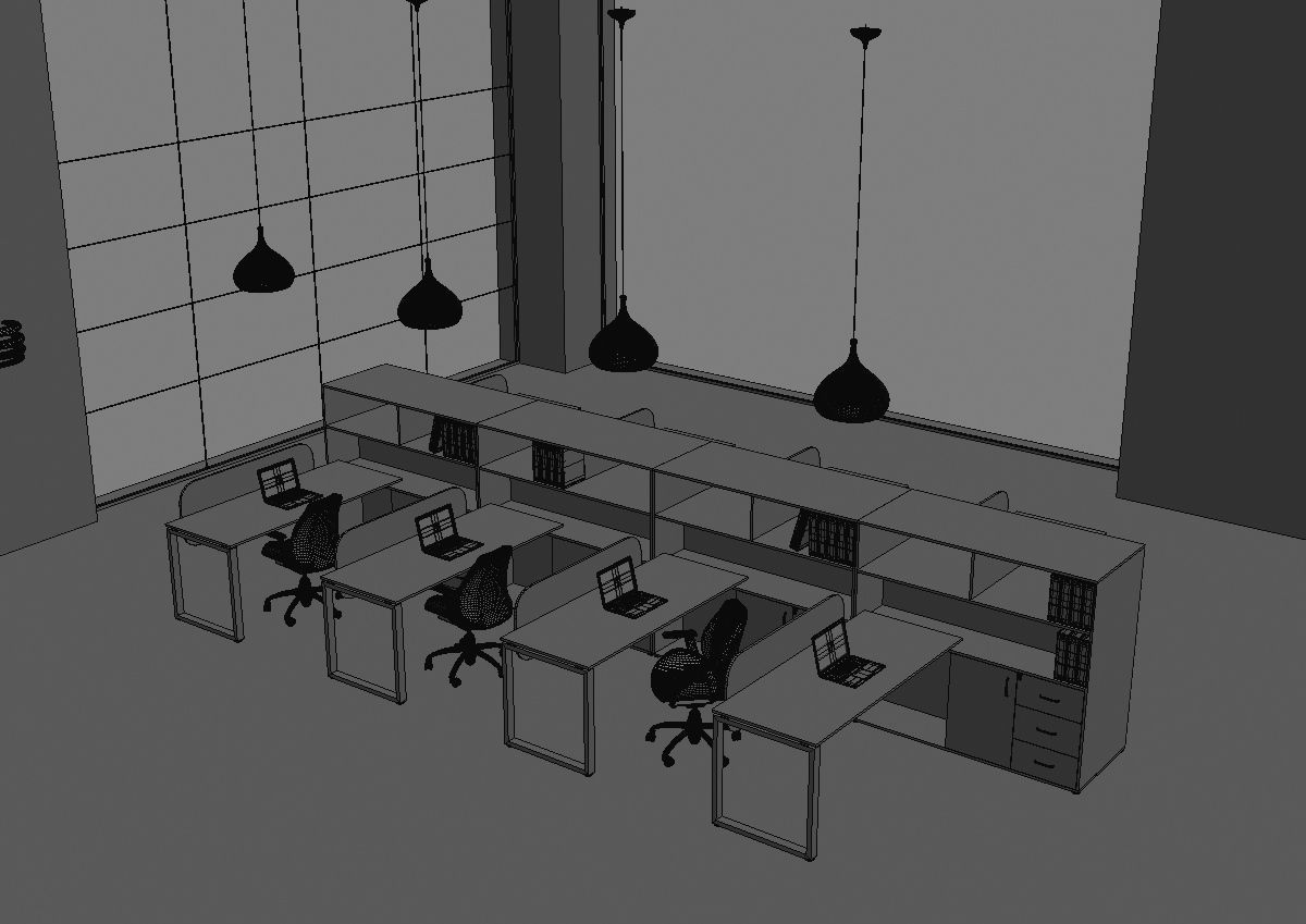 office workstation ws655 a04 3D model_34