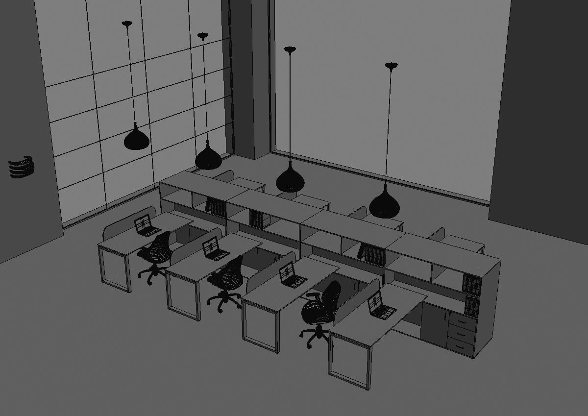 office workstation ws655 a04 3D model_31