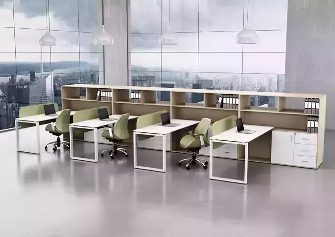 office workstation ws655 a04 3D model