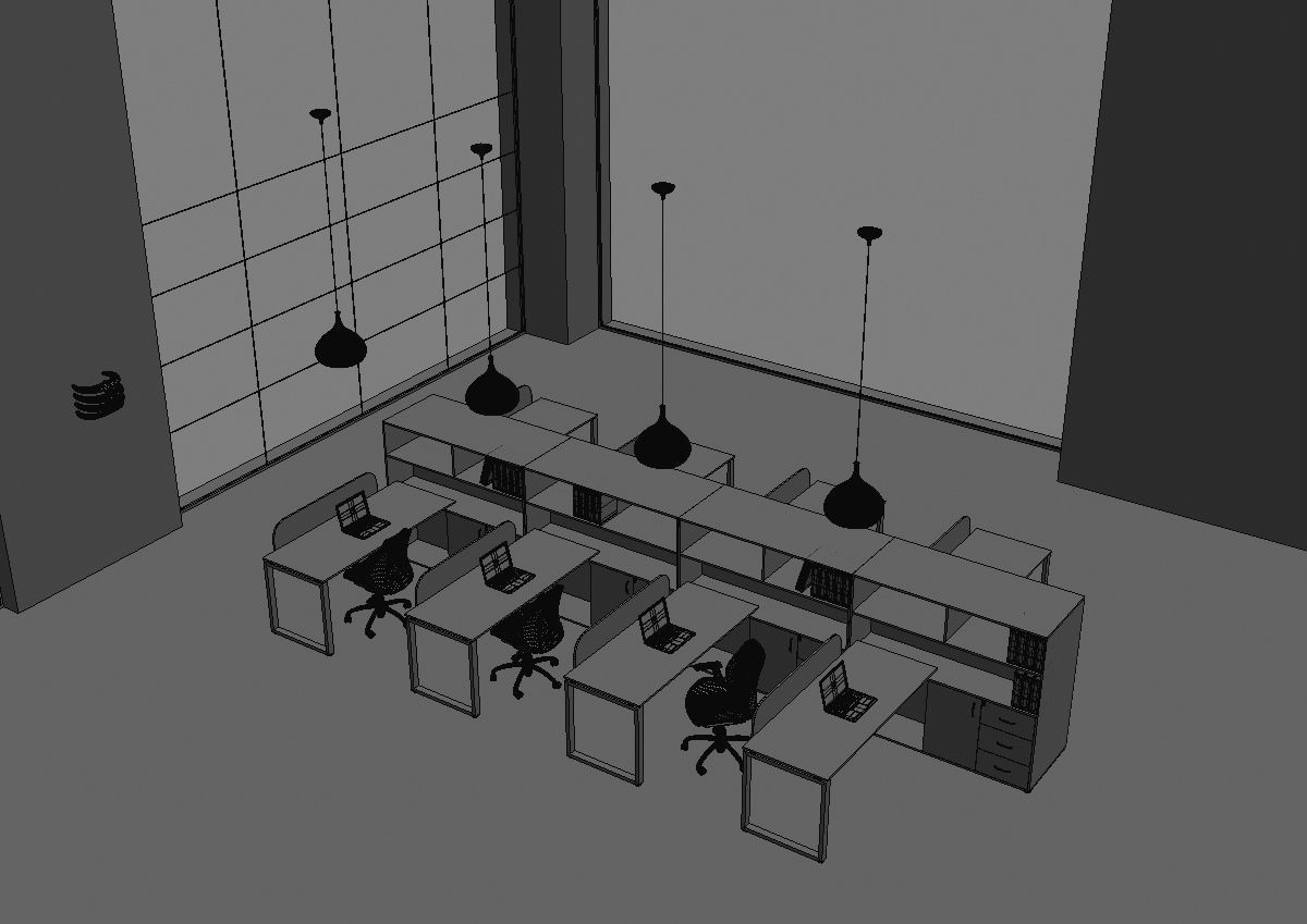 office workstation ws655 a04 3D model_28