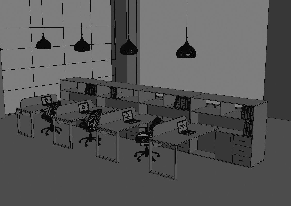 office workstation ws655 a04 3D model_39