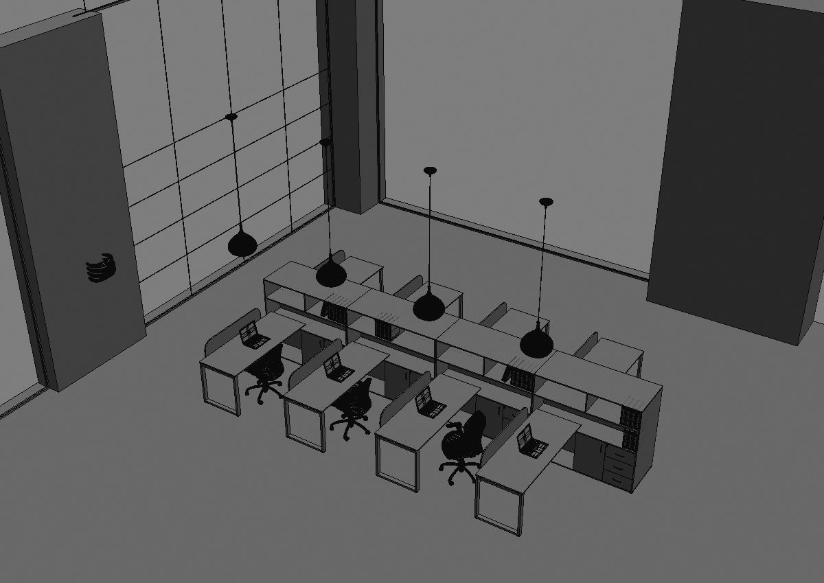 office workstation ws655 a04 3D model_24