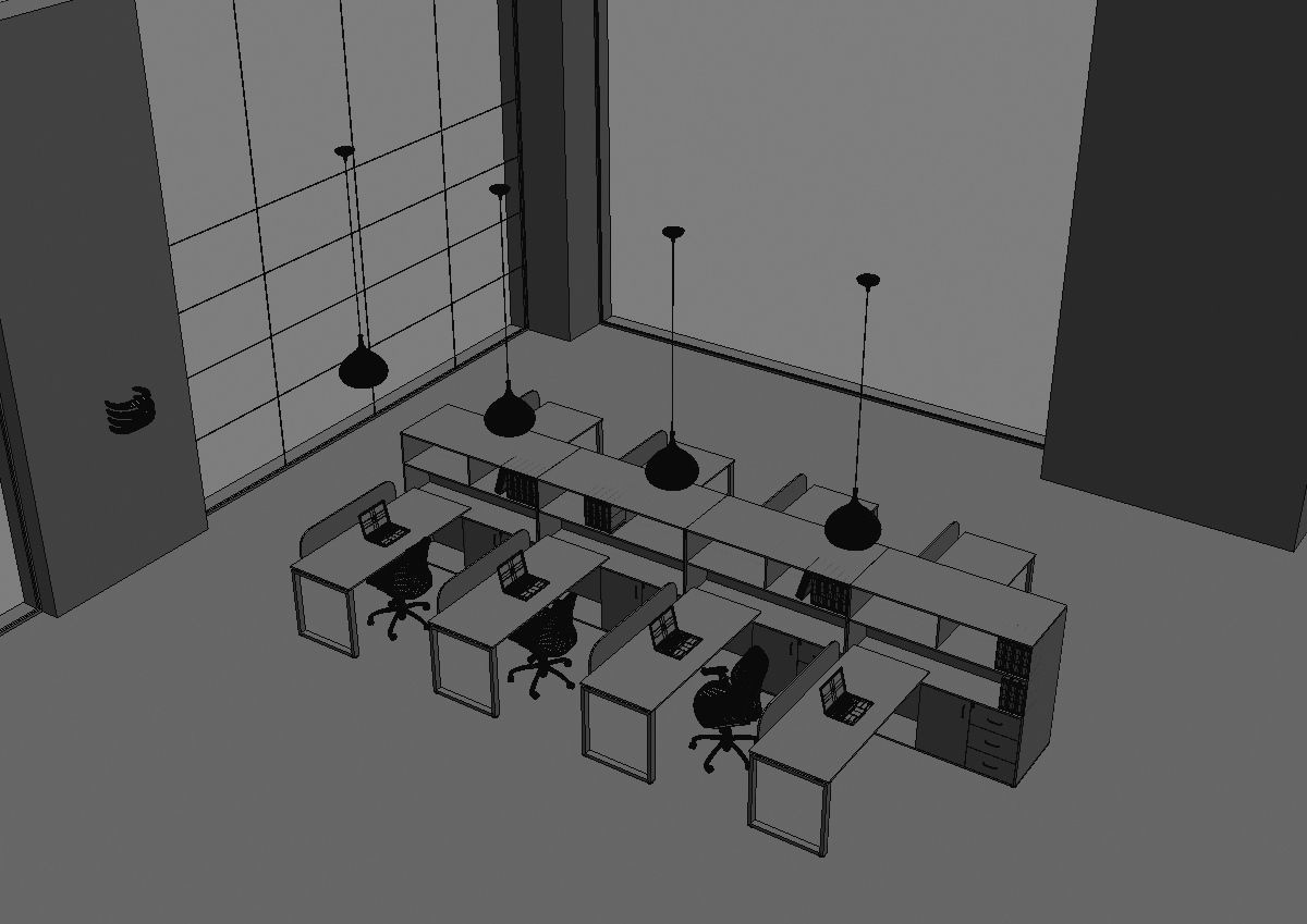 office workstation ws655 a04 3D model_26