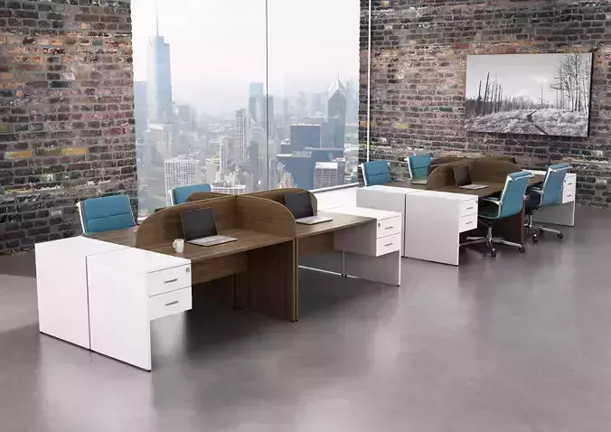 office workstation ws775 a04 3D model