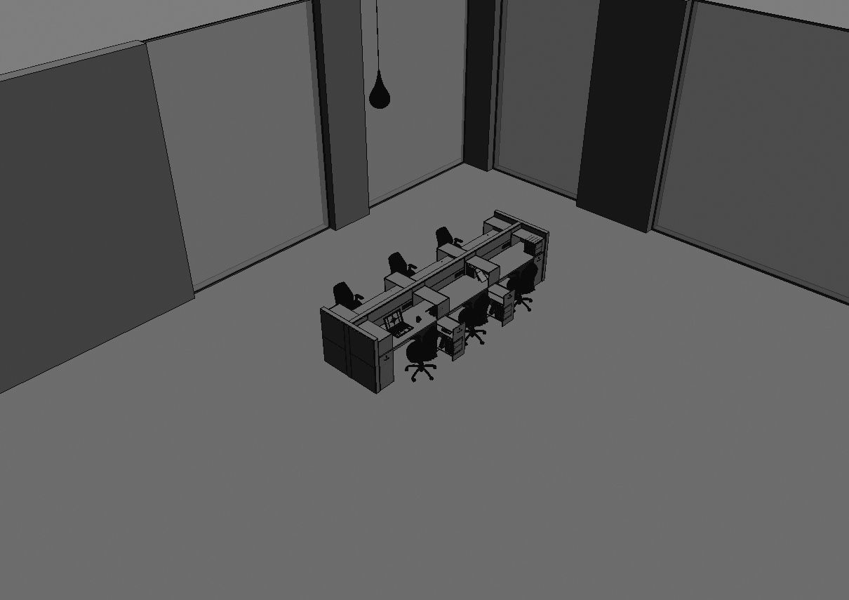 office workstation ws855 a07 3D model_19