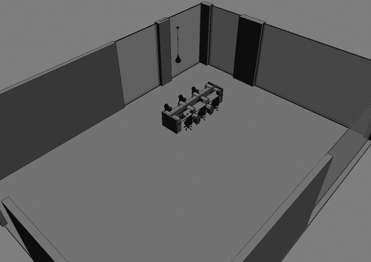 office workstation ws855 a07 3D model_11