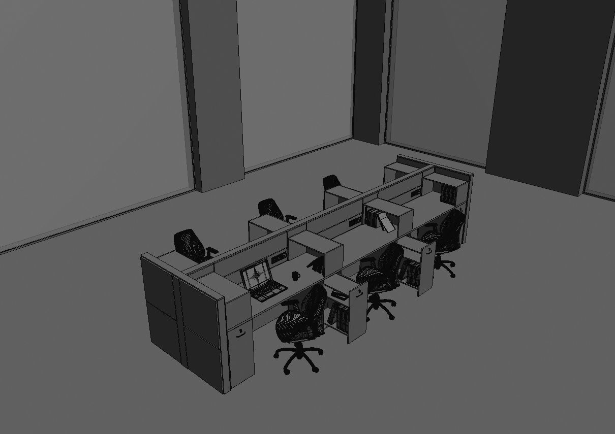 office workstation ws855 a07 3D model_30