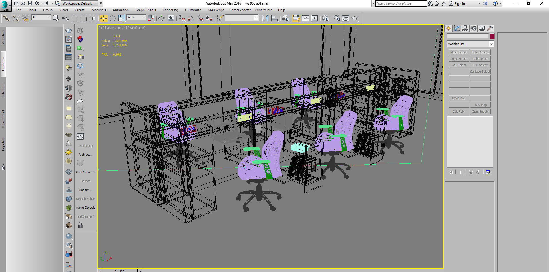 office workstation ws855 a07 3D model_43