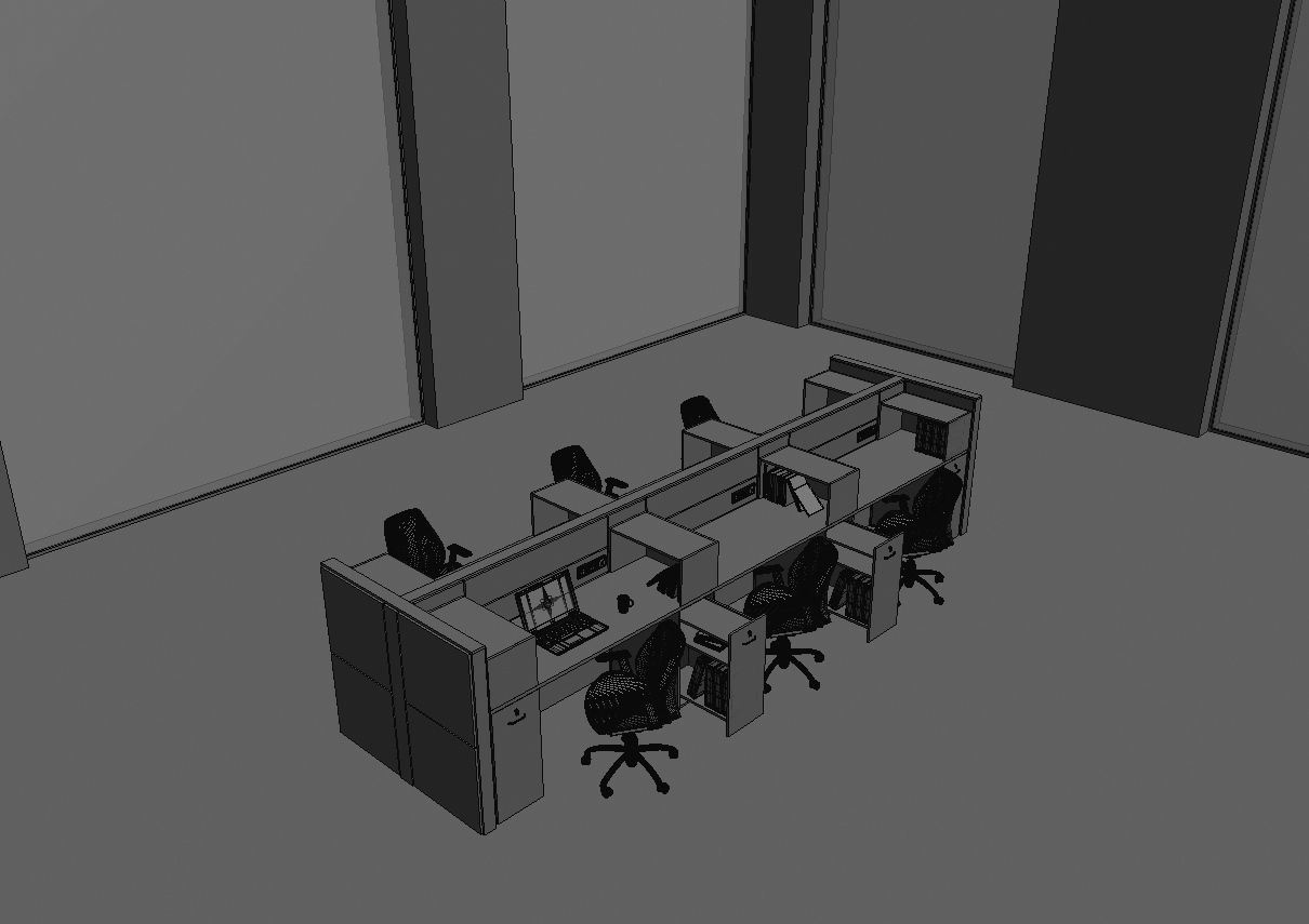 office workstation ws855 a07 3D model_28