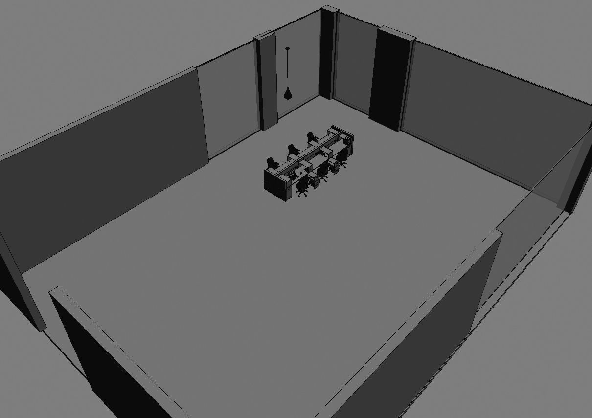 office workstation ws855 a07 3D model_9