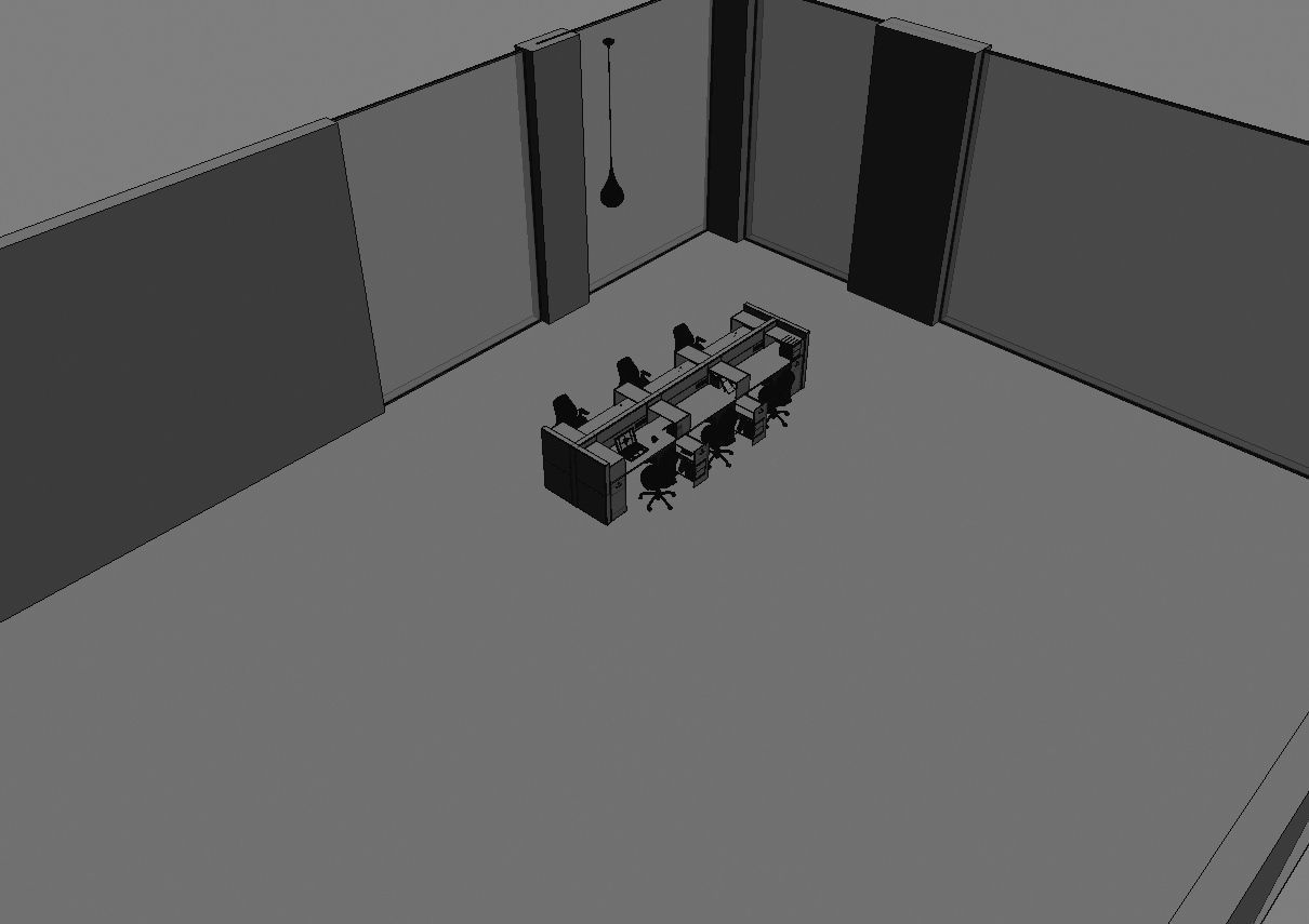 office workstation ws855 a07 3D model_15