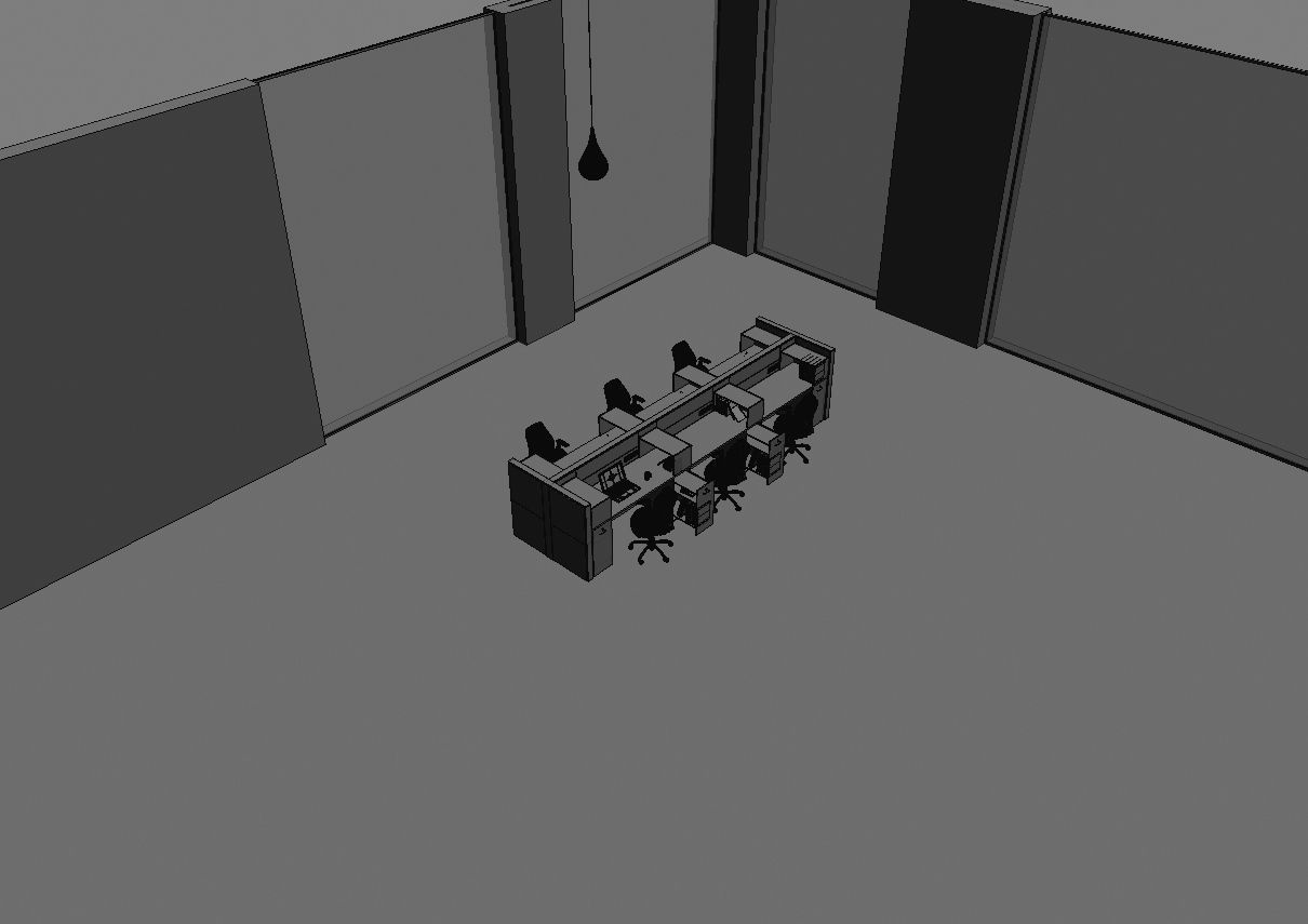 office workstation ws855 a07 3D model_18