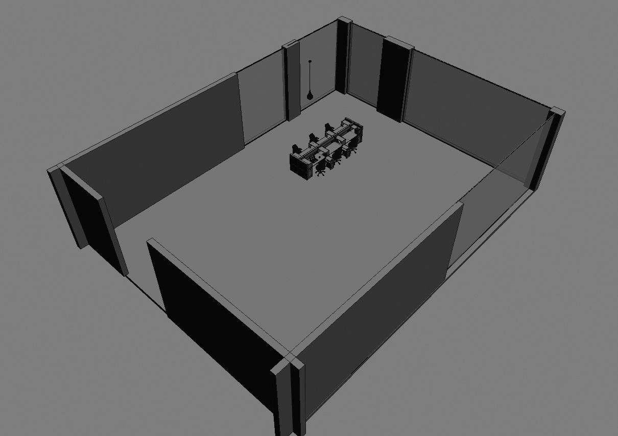 office workstation ws855 a07 3D model_2