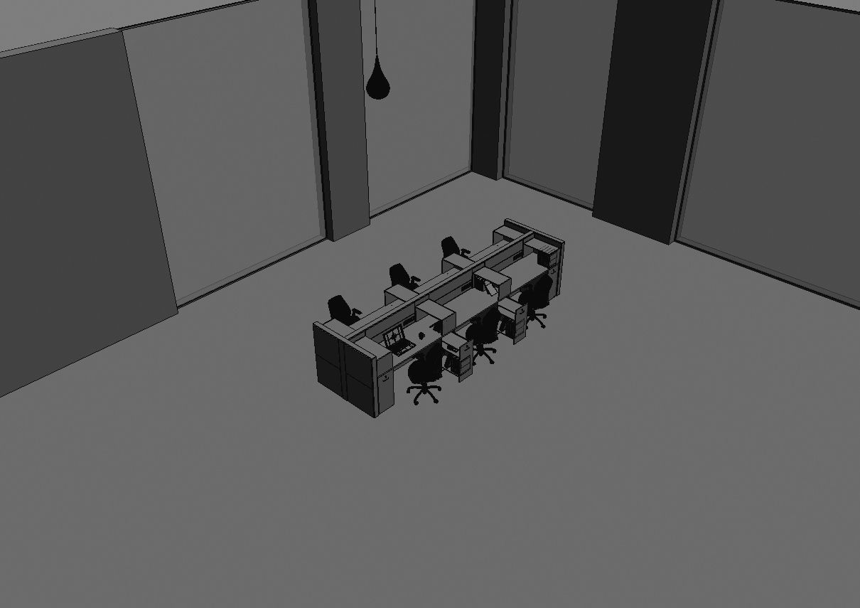 office workstation ws855 a07 3D model_20