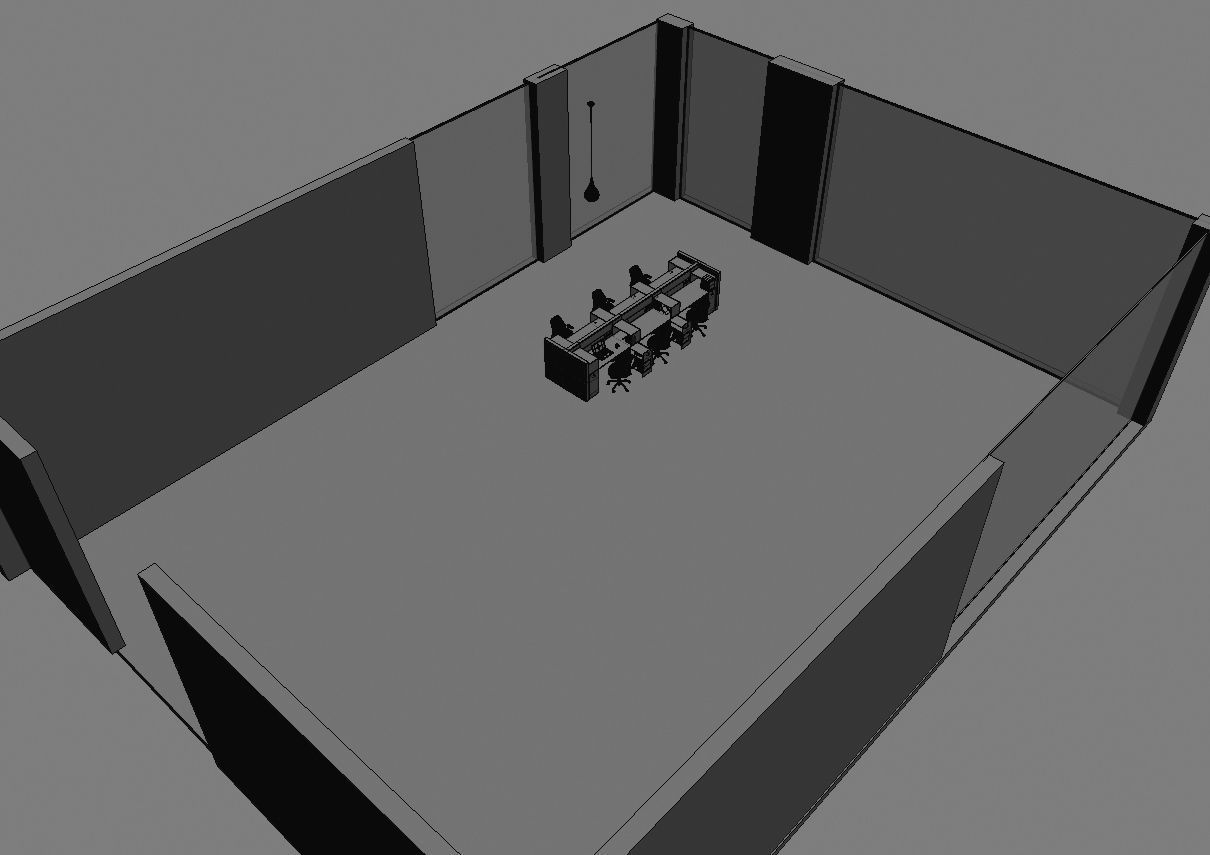 office workstation ws855 a07 3D model_8