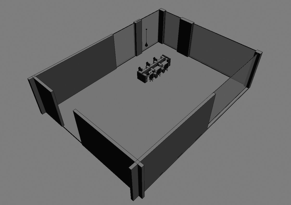 office workstation ws855 a07 3D model_1