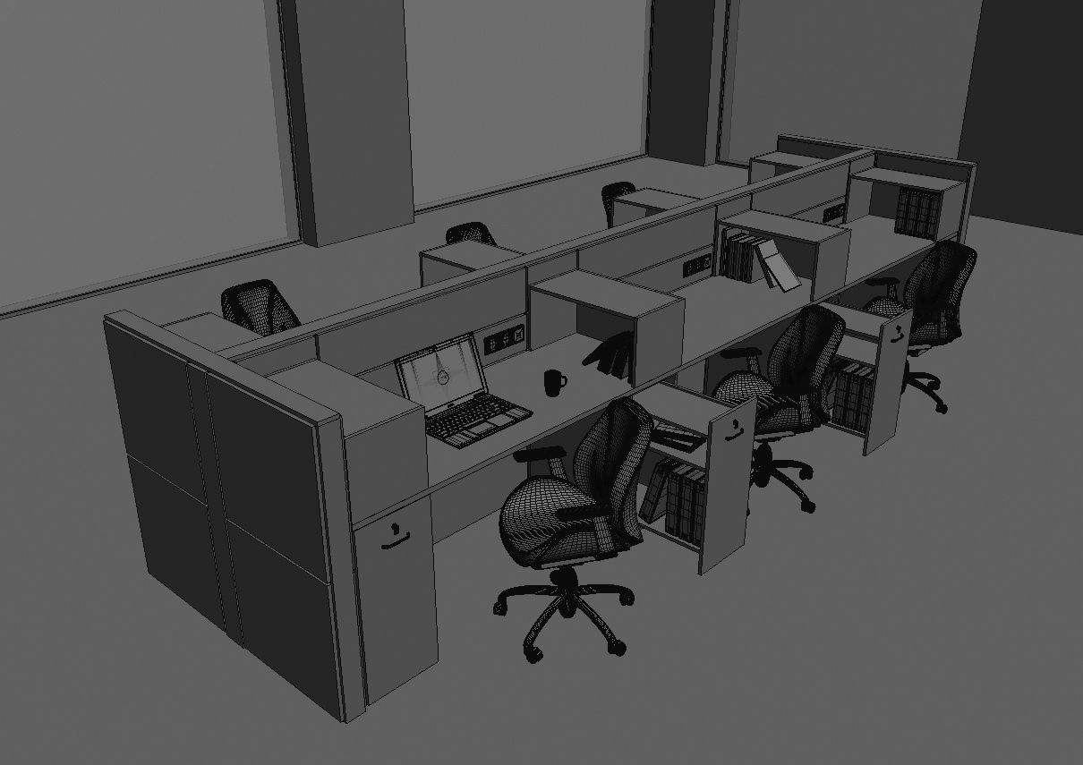 office workstation ws855 a07 3D model_39