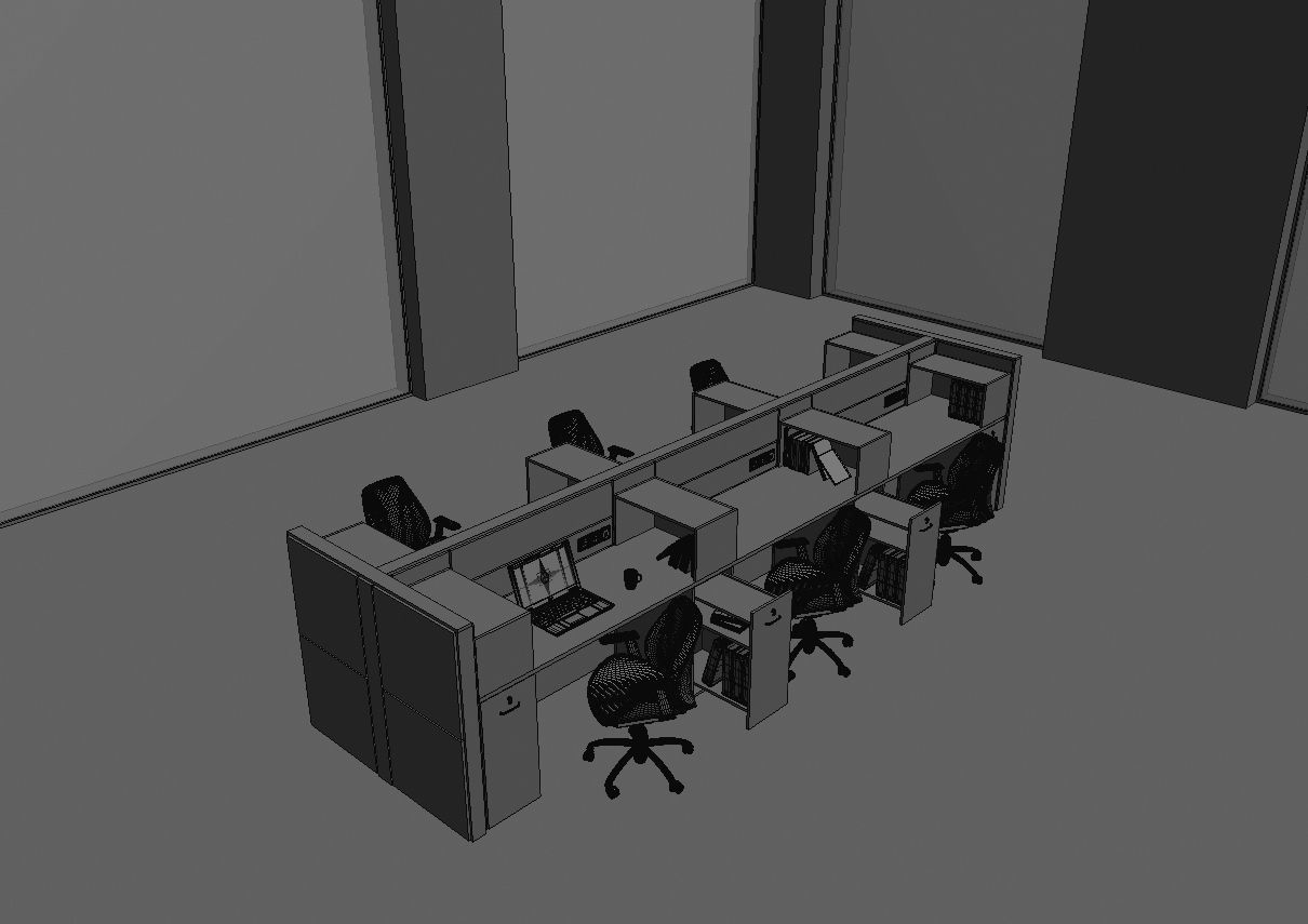 office workstation ws855 a07 3D model_31