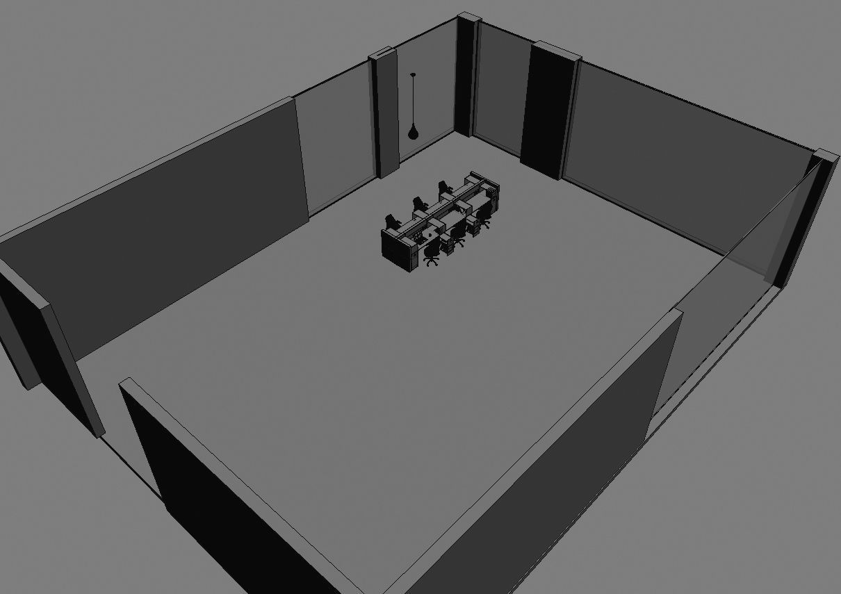 office workstation ws855 a07 3D model_7