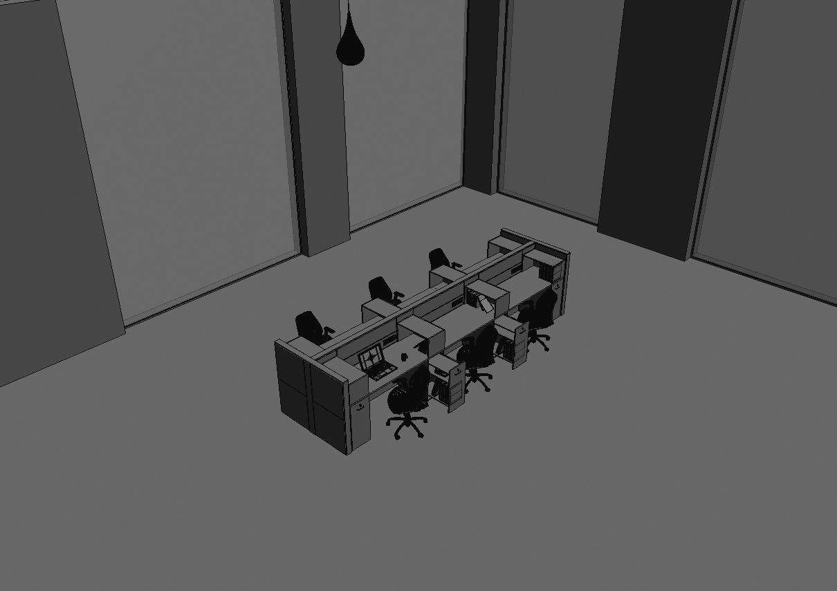 office workstation ws855 a07 3D model_22