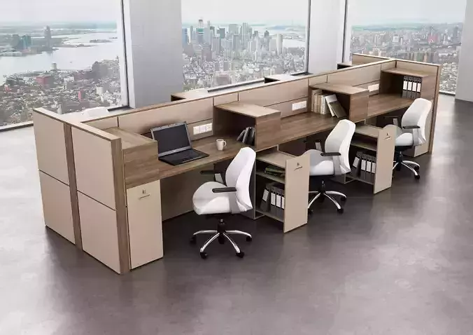 office workstation ws855 a07 3D model