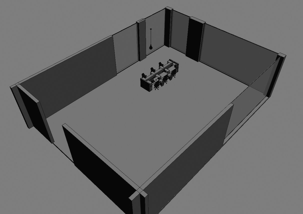 office workstation ws855 a07 3D model_4