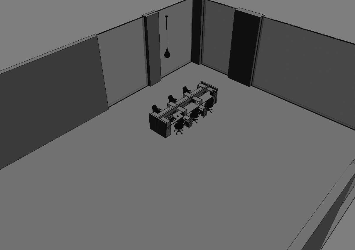 office workstation ws855 a07 3D model_14