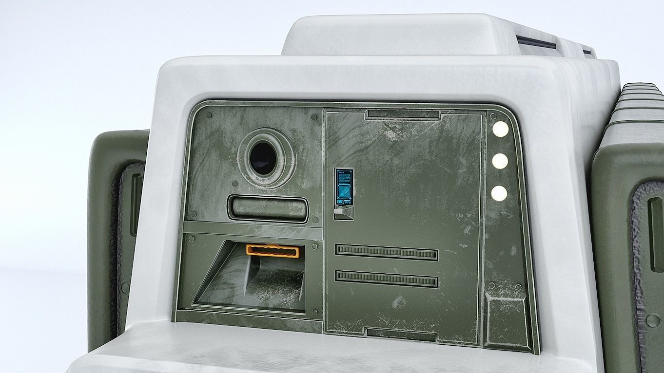 Sci-Fi Seat 3D model_3