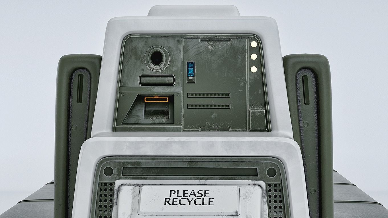 Sci-Fi Seat 3D model_1