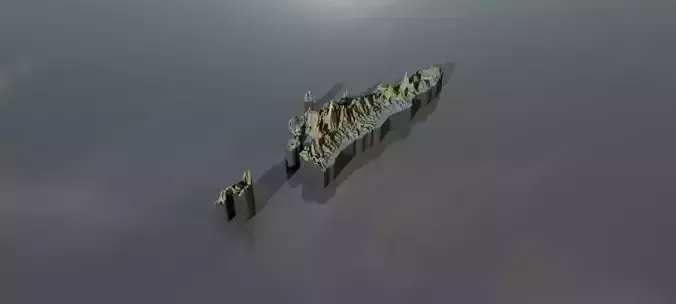 Highresolution heightmaps and geometry for Timor-Leste