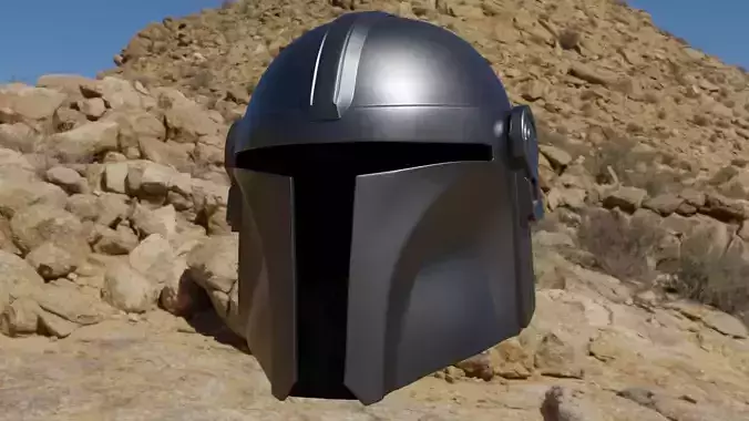 The Mandalorian Helmet